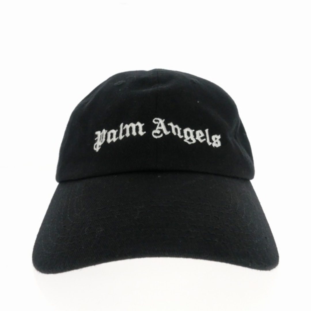 パームエンジェルス PALM ANGELS ロゴ刺繍 キャップ 帽子 ブラックの