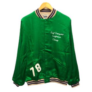 ヒューストン レーヨンアワードジャケット 51250 スタジャン 長袖 XL 緑