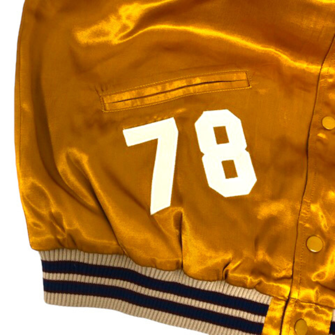 ヒューストン レーヨンアワードジャケット 51250 長袖 XL ゴールド62cm袖丈