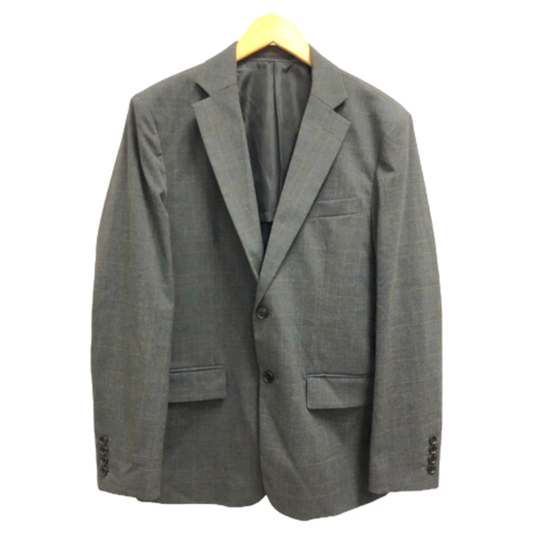 GU(ジーユー)のGU セットアップ フォーマル ジャケット パンツ グレンチェック M グレー メンズのスーツ(スーツジャケット)の商品写真
