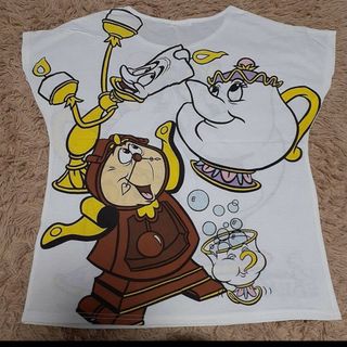 ディズニー(Disney)の値下げ！美女と野獣　ルミエール　コグスワース　ポット夫人　チップ　Tシャツ　レア(キャラクターグッズ)