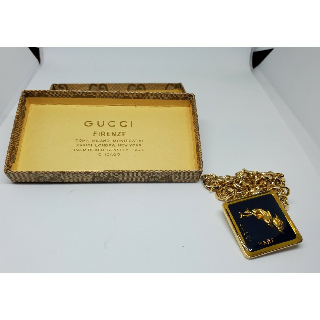 Gucci(グッチ)の【超レア廃盤美品】オールドGUCCI   マリーナチェーンヴィンテージ品 メンズのアクセサリー(ネックレス)の商品写真