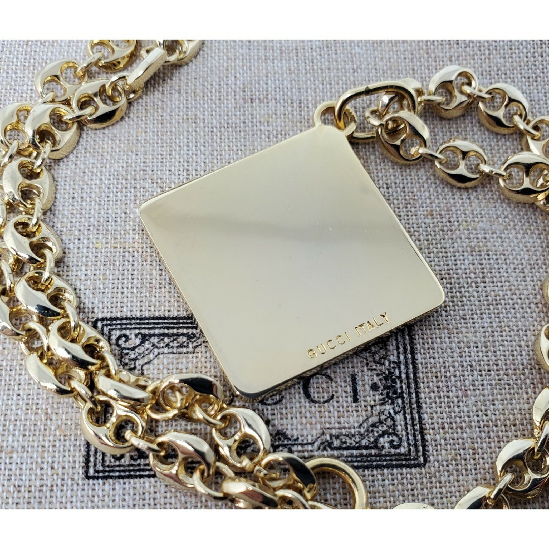 【超レア廃盤美品】オールドGUCCI マリーナチェーンヴィンテージ品