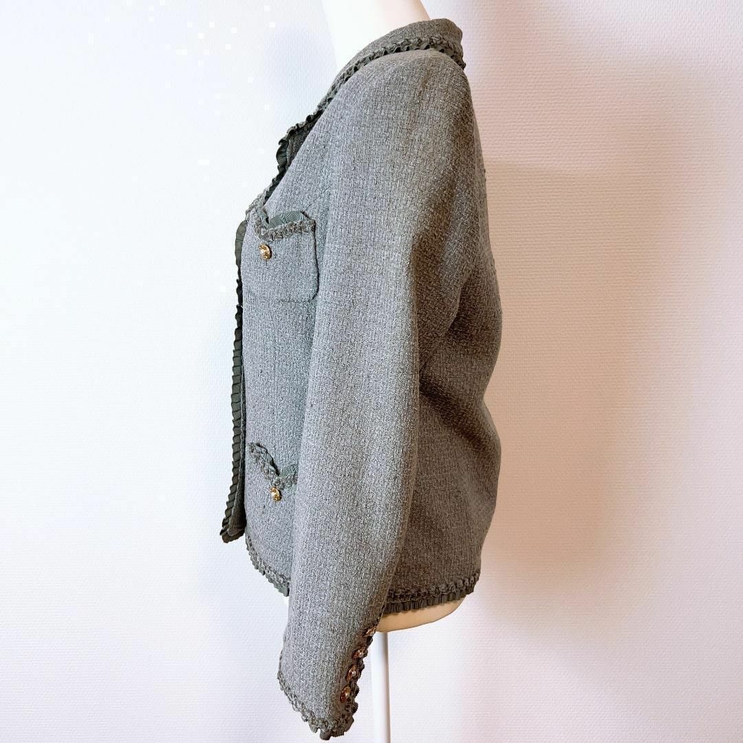 人気商品!! INGEBORG PINKHOUSE ツイードジャケット ジャケット