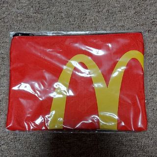 マクドナルド(マクドナルド)の【新品・未使用・未開封】McDonald's マクドナルドスクエアポーチ(ノベルティグッズ)