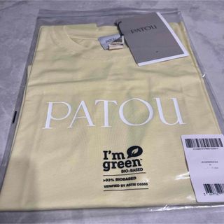 ジャンパトゥ(JEAN PATOU)のSALE【新品】PATOU 半袖 Tシャツ ロゴ 黄色 Mサイズ(Tシャツ(半袖/袖なし))