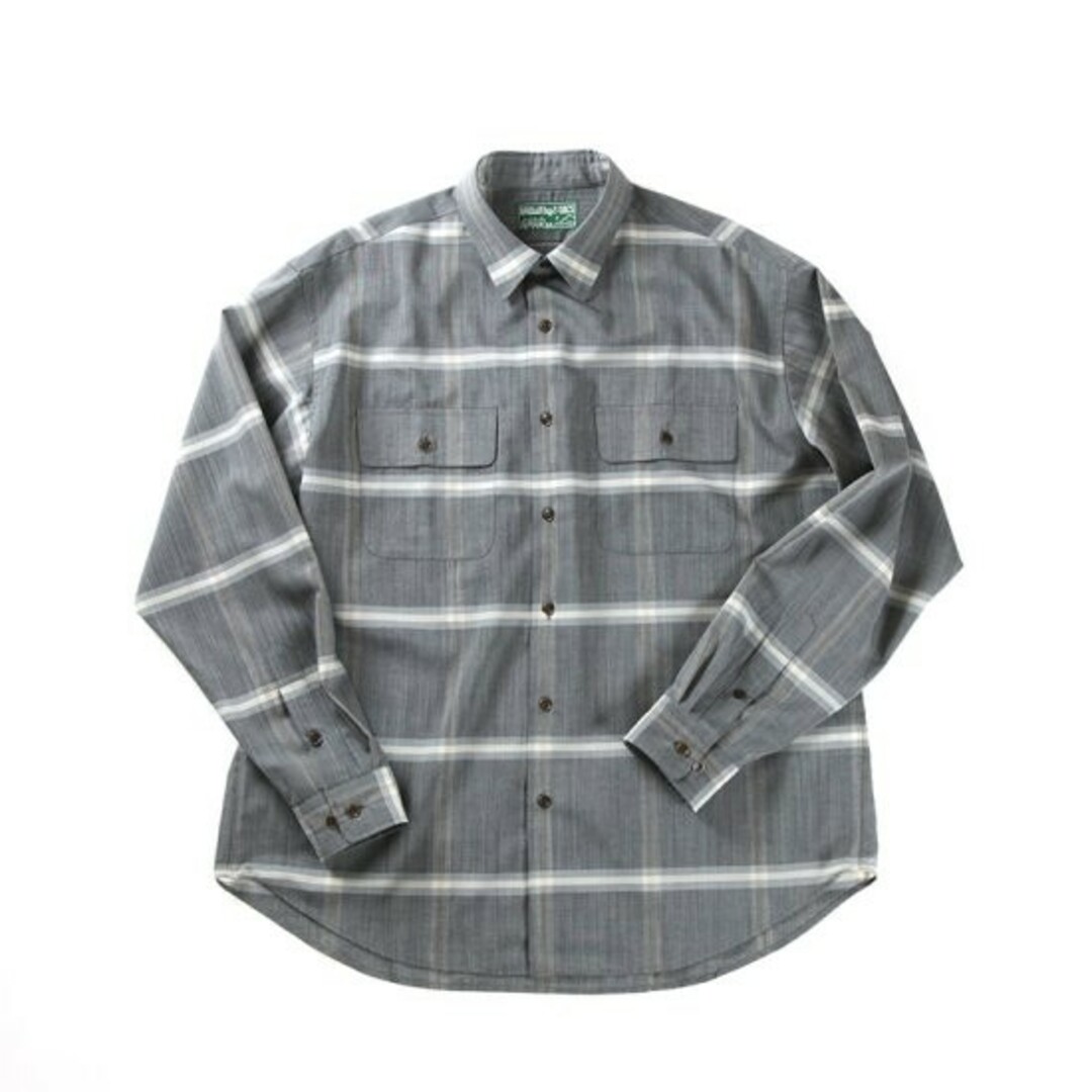 BROWN by 2-tacs Wool nylon dry check シャツ