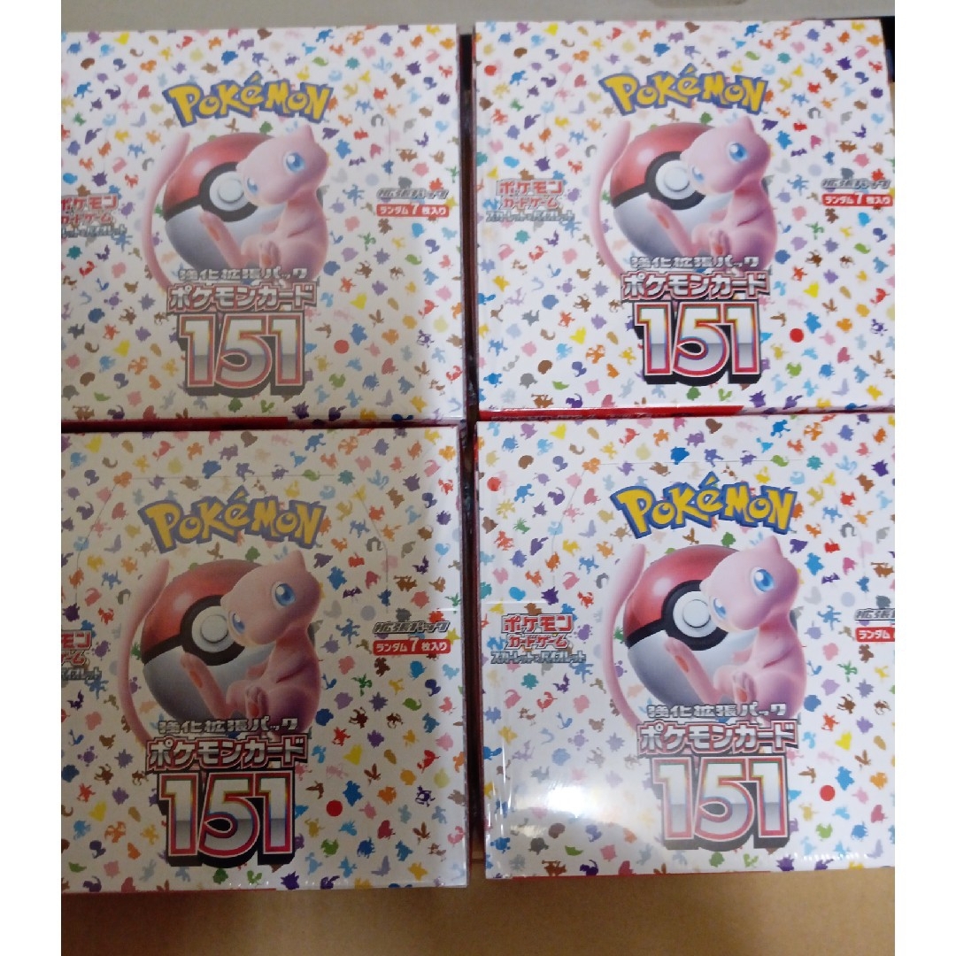 ポケモン - ポケモンポケモン カードゲーム 強化拡張パック 151 4BOX 