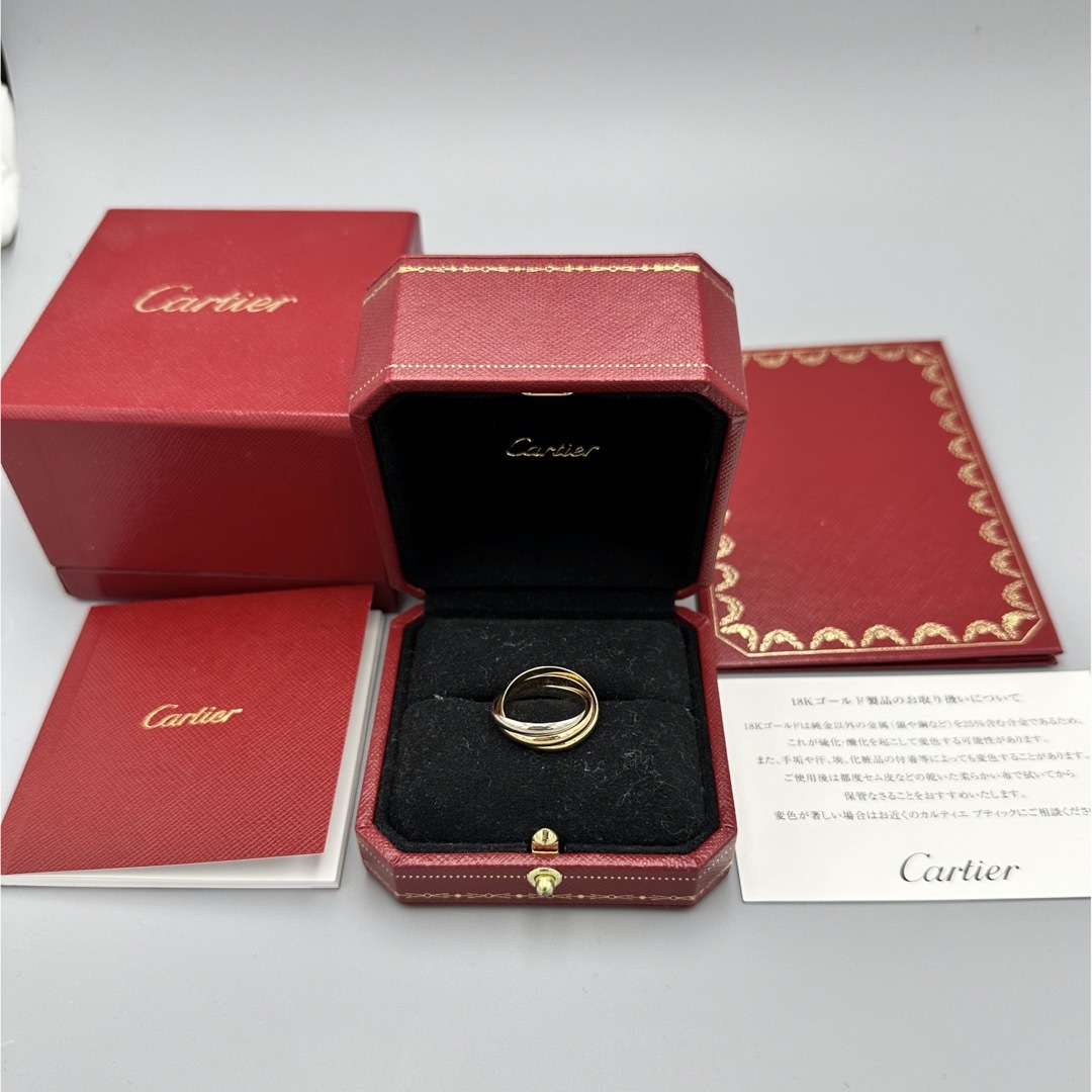 大丸購入 CARTIER カルティエ トリニティ リング SM 54 14号 超安い
