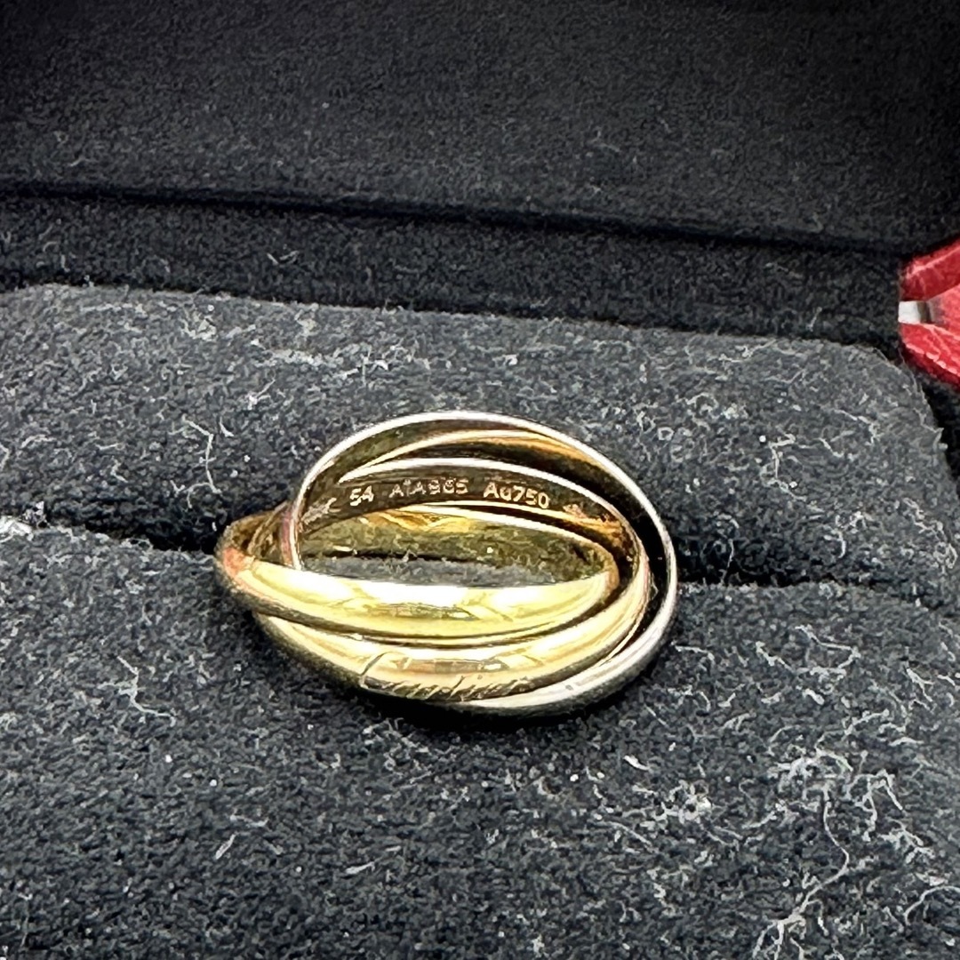 大丸購入 CARTIER カルティエ トリニティ リング SM 54 14号