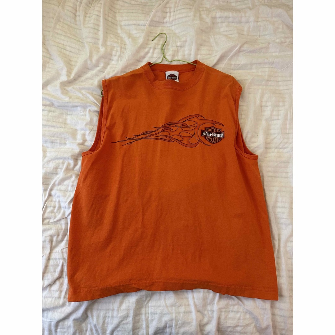 Harley Davidson(ハーレーダビッドソン)のHARLEY-DAVIDSON ノースリーブトップス　L メンズのトップス(Tシャツ/カットソー(半袖/袖なし))の商品写真