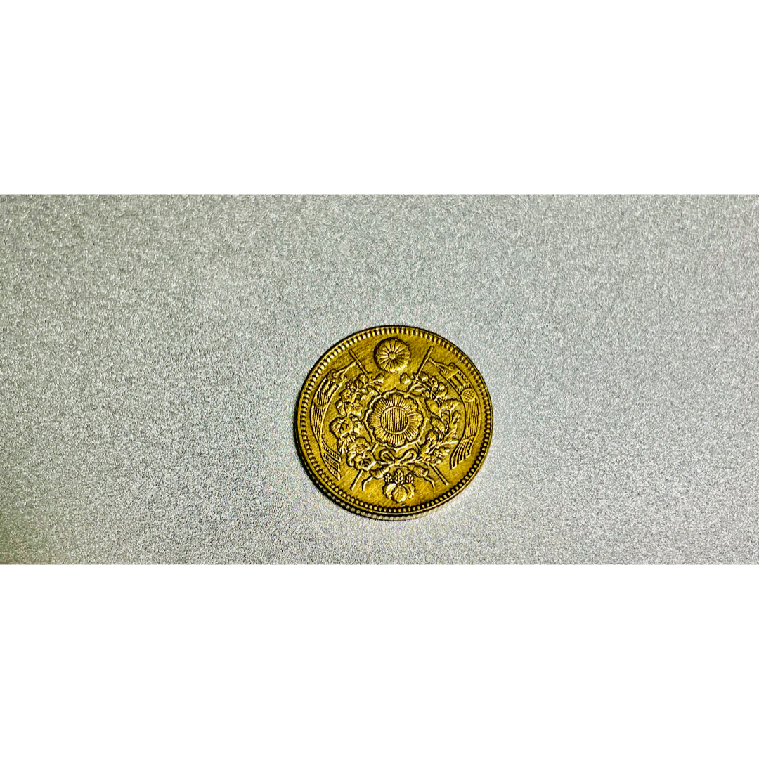 龍 近代金貨 十六八重菊紋 幻 【御旗】旧2圓金貨 明治10年 www