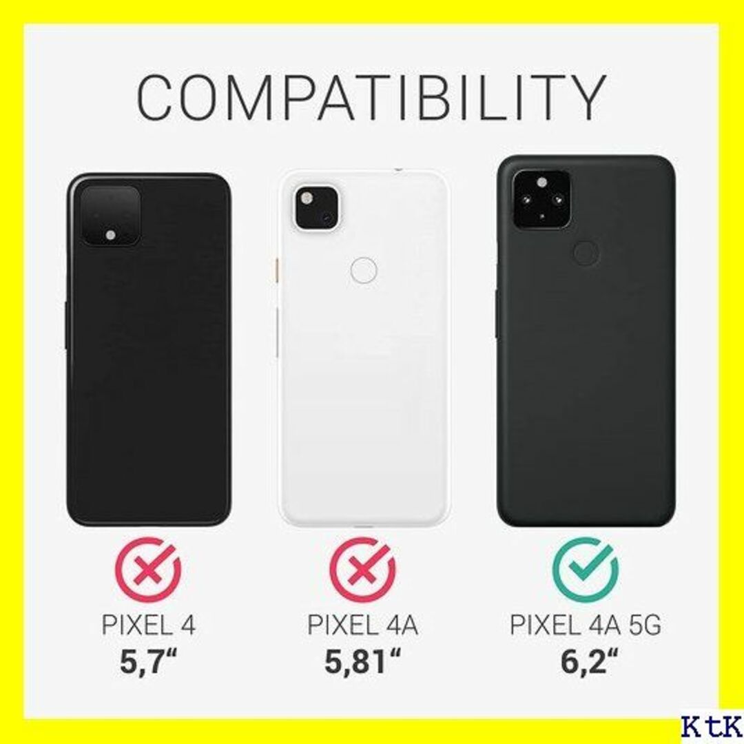 III kwmobile スマホケース 対応: Googl スグリーン 1018 スマホ/家電/カメラのスマホアクセサリー(モバイルケース/カバー)の商品写真