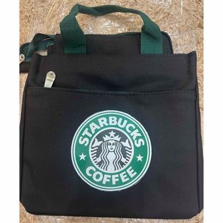 スターバックス(Starbucks)の【スタババッグ 】スターバックス ミニトートバッグ 弁当バッグ 黒　訳あり(エコバッグ)