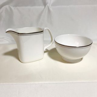 ロイヤルドルトン(Royal Doulton)のロイヤルドルトン　シュガーポット　ミルクピッチャー　プラチナムコンコード(食器)