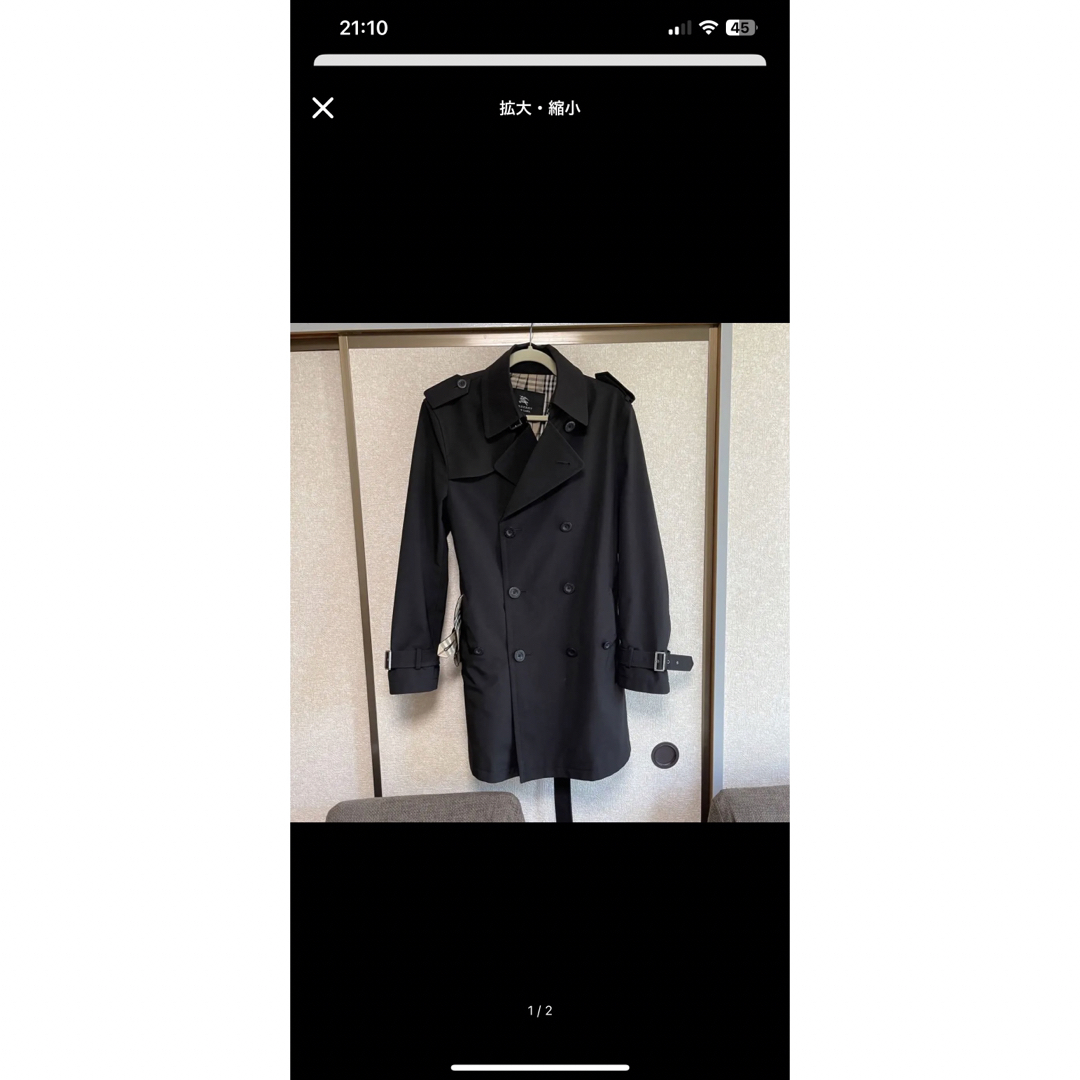 BURBERRY BLACK LABEL - BURBERRY BLACK LABEL トレンチコート Lサイズ