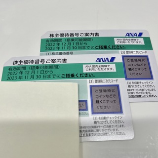 ANA 株主優待券　2枚セット(その他)
