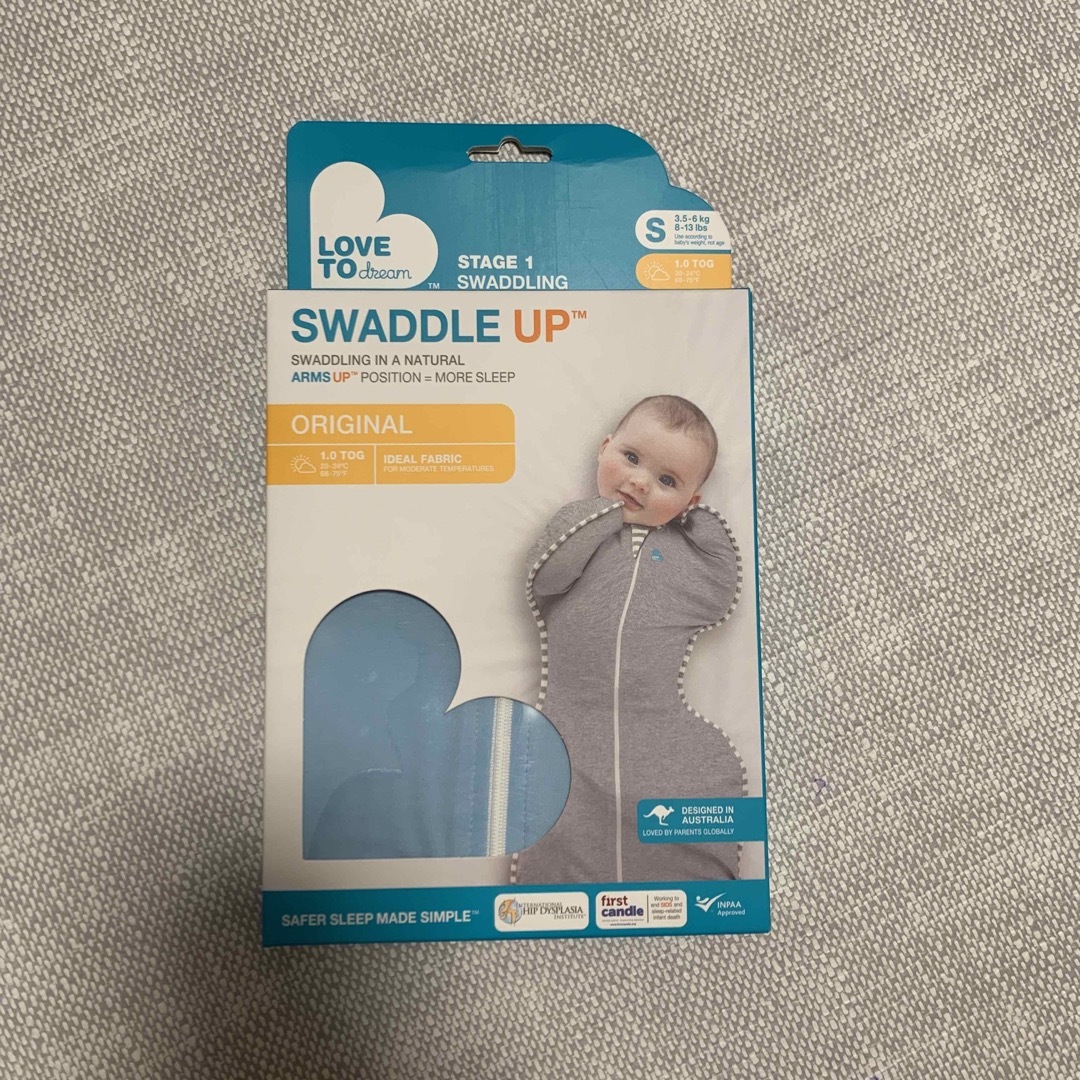 Swaddle Me(スワドルミー)のスワドルアップ　Sサイズ キッズ/ベビー/マタニティのこども用ファッション小物(おくるみ/ブランケット)の商品写真