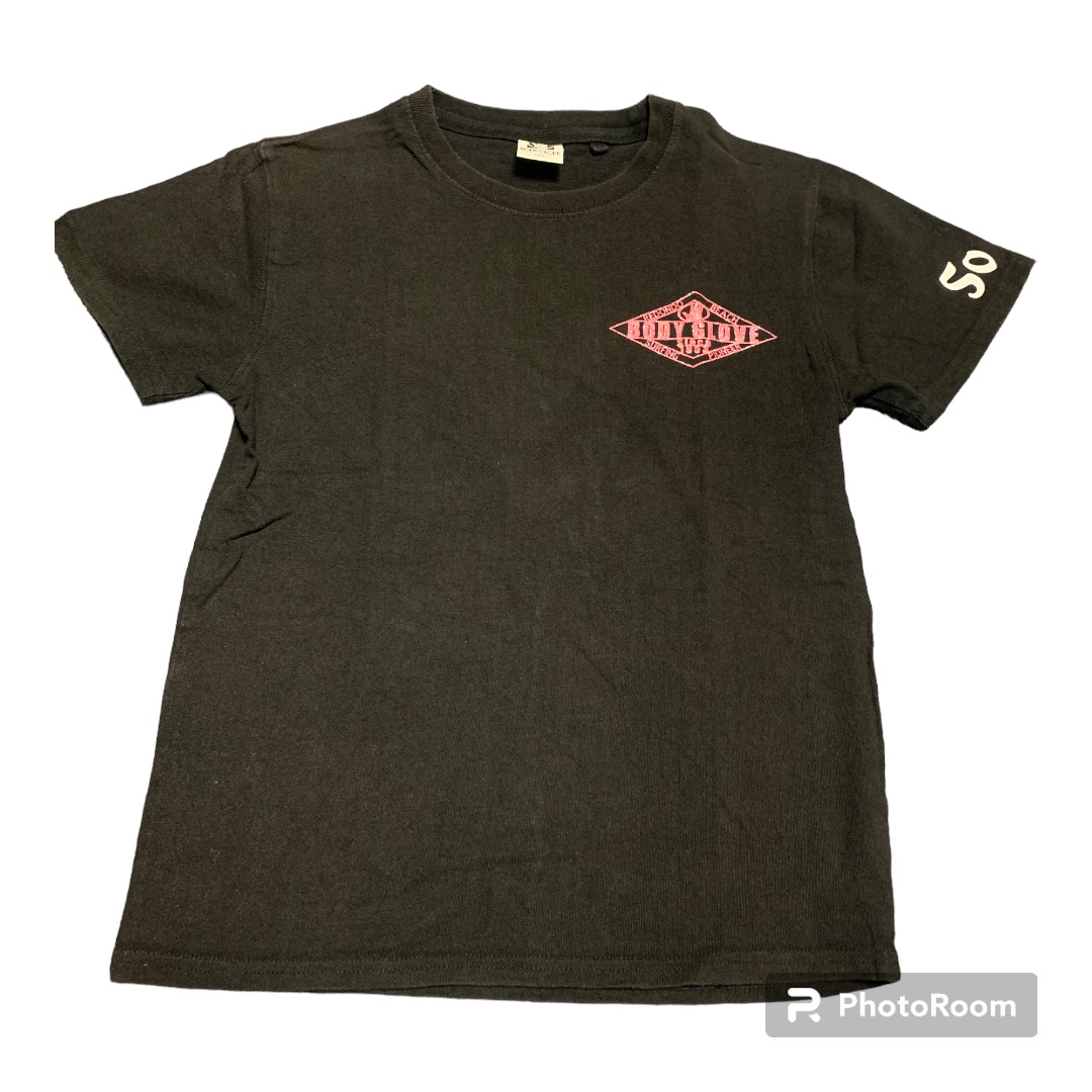 Body Glove(ボディーグローヴ)のBODYGLOVEボディグローブ半袖Tシャツサイズ150 ブラック黒プリントラメ キッズ/ベビー/マタニティのキッズ服男の子用(90cm~)(Tシャツ/カットソー)の商品写真