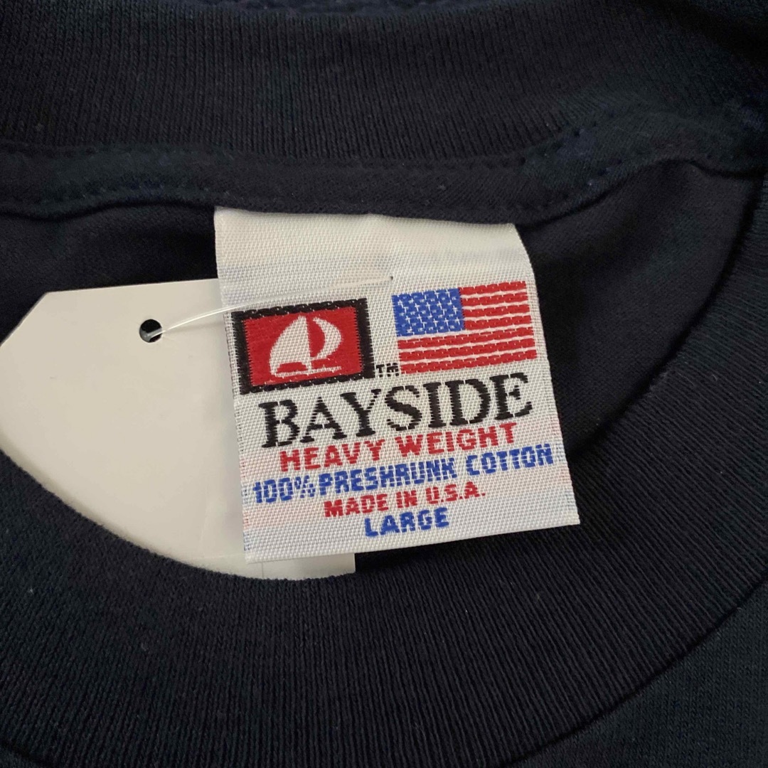 BAY SIDE(ベイサイド)の未使用 BAY SIDE ヘビーウエイト クルーネックTシャツ USA製 メンズのトップス(Tシャツ/カットソー(半袖/袖なし))の商品写真