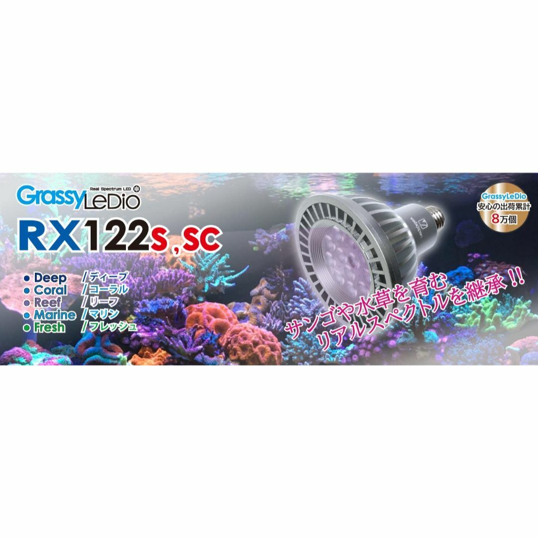 直売卸し売り ボルクスジャパン グラッシーレディオ RX122s リーフ 銀 水槽・アクアリウム - ENTEIDRICOCAMPANO