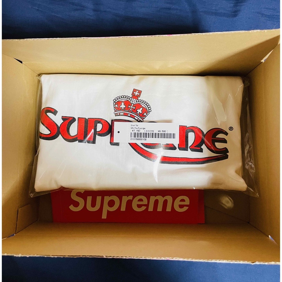 Supreme(シュプリーム)のSupreme Crown Tee “White” L Size メンズのトップス(Tシャツ/カットソー(半袖/袖なし))の商品写真