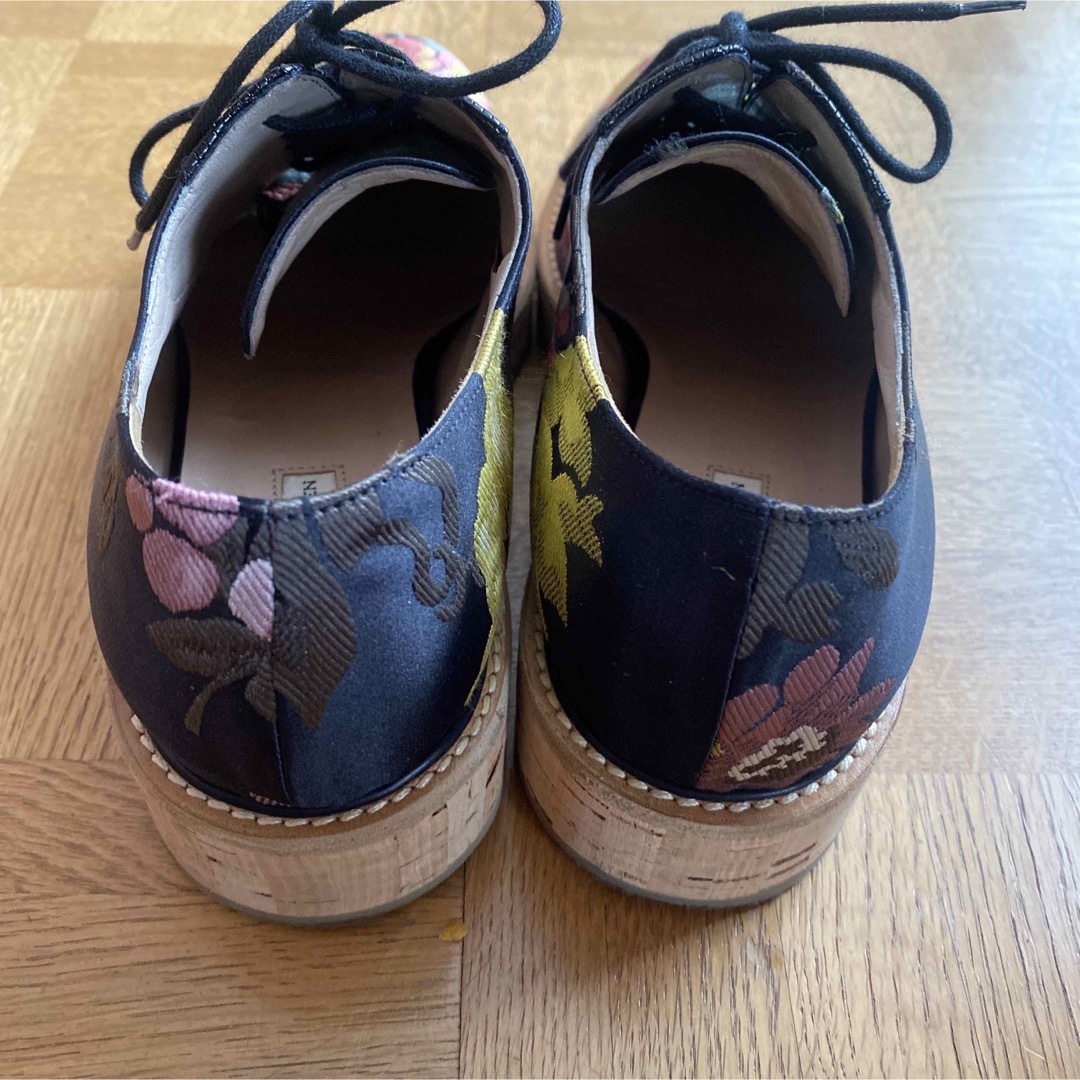 dries van noten ドリスヴァンノッテン　花柄　レースアップシューズ