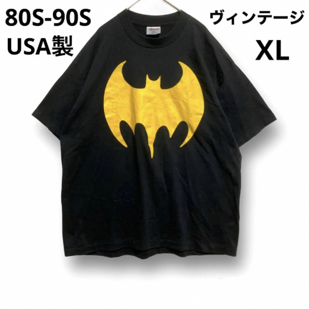 デッドストック 80s BATMAN シングルステッチ 白 Tシャツ