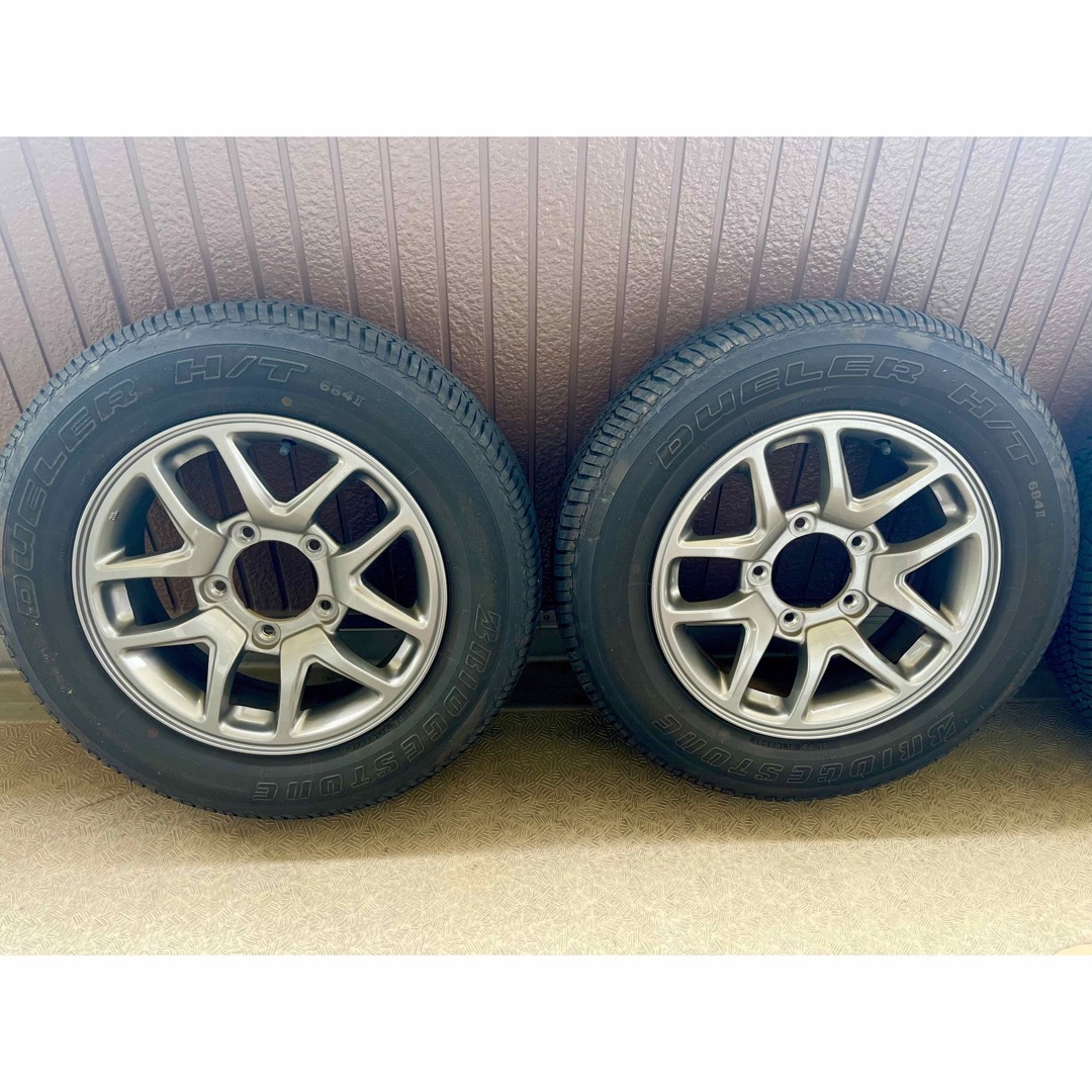 ジムニー JB64 XC純正アルミホイールタイヤ4本セット純正ナット付 鉄道運行 JB64 ジムニー タイヤ純正ホイール4本セット