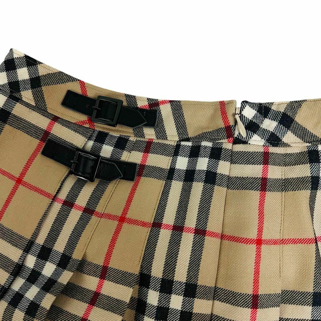 タグ付き】BURBERRY 膝丈 プリーツ スカート 三陽商会 M相当 日本製-