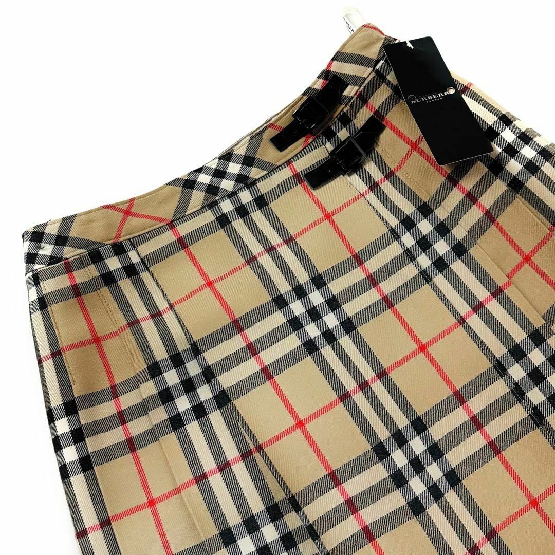 タグ付き】BURBERRY 膝丈 プリーツ スカート 三陽商会 M相当 日本製-
