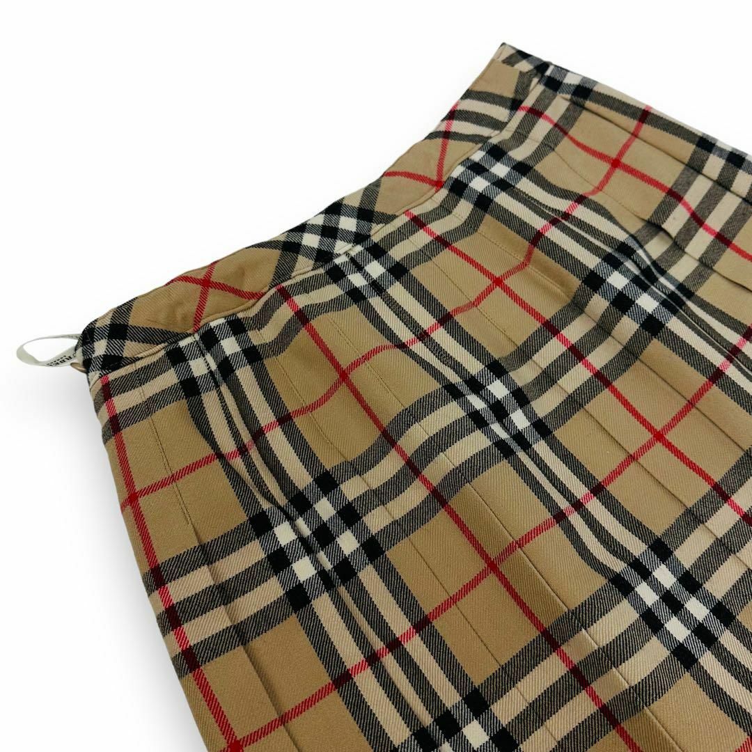 タグ付き】BURBERRY 膝丈 プリーツ スカート 三陽商会 M相当 日本製-