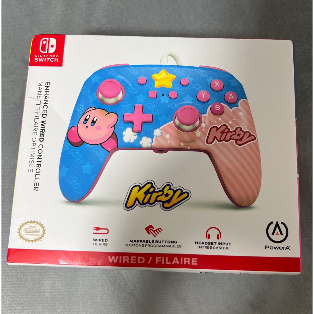 Manette filaire pour Nintendo Switch - Kirby