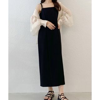 ジュノア(JUNOAH)の新品♡JUNOAH♡Iラインキャミワンピース♡ジュノア(ロングワンピース/マキシワンピース)