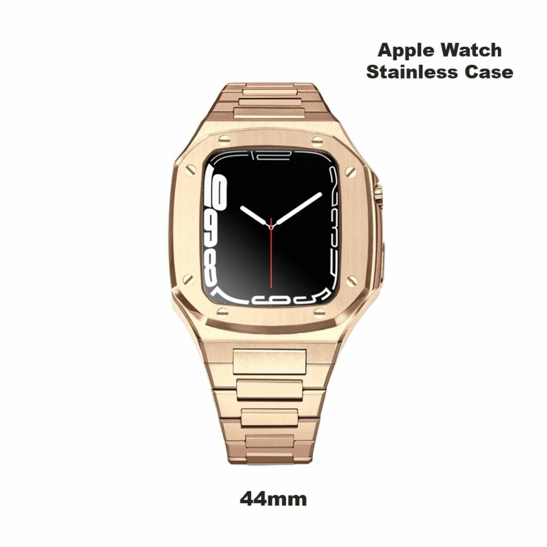 44mm ゴールド apple watch バンドセット カスタム 金属