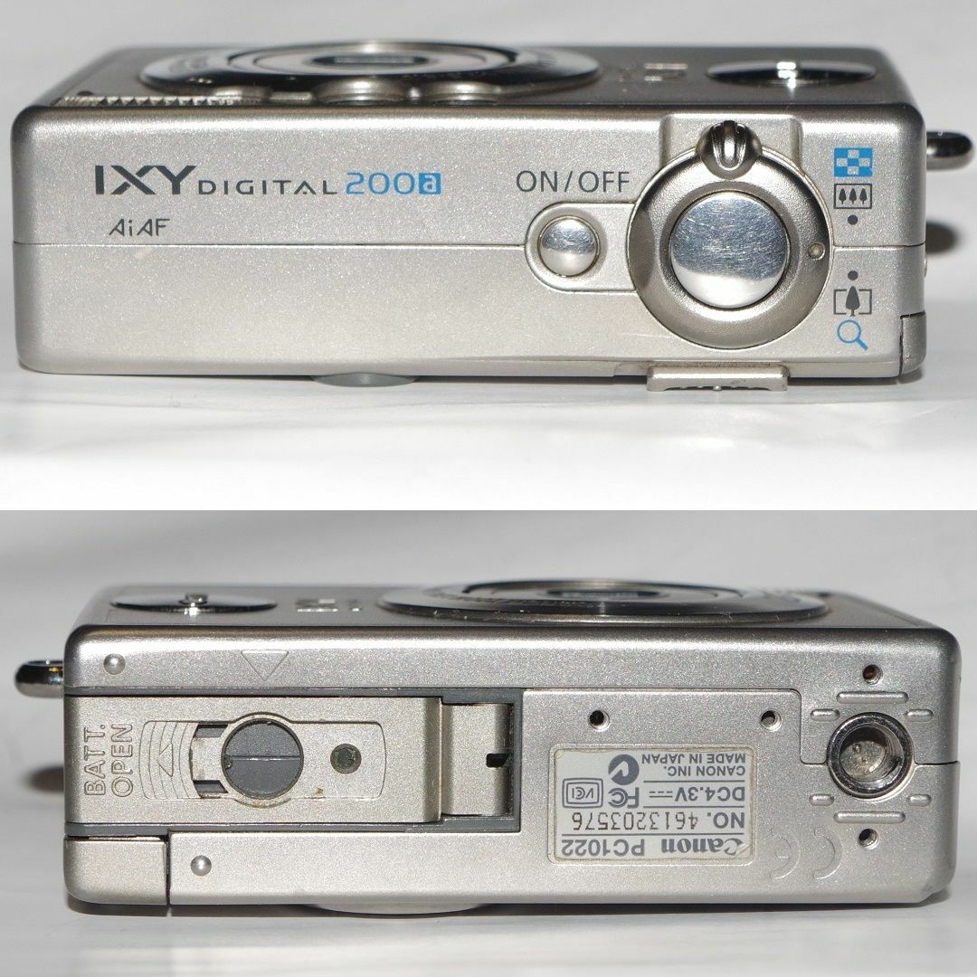 Canon - ジャンク動作デジカメ CANON IXY DIGITAL 200a PC1022の Canon - ジャンク動作デジカメ CANON IXY DIGITAL 200a PC1022の