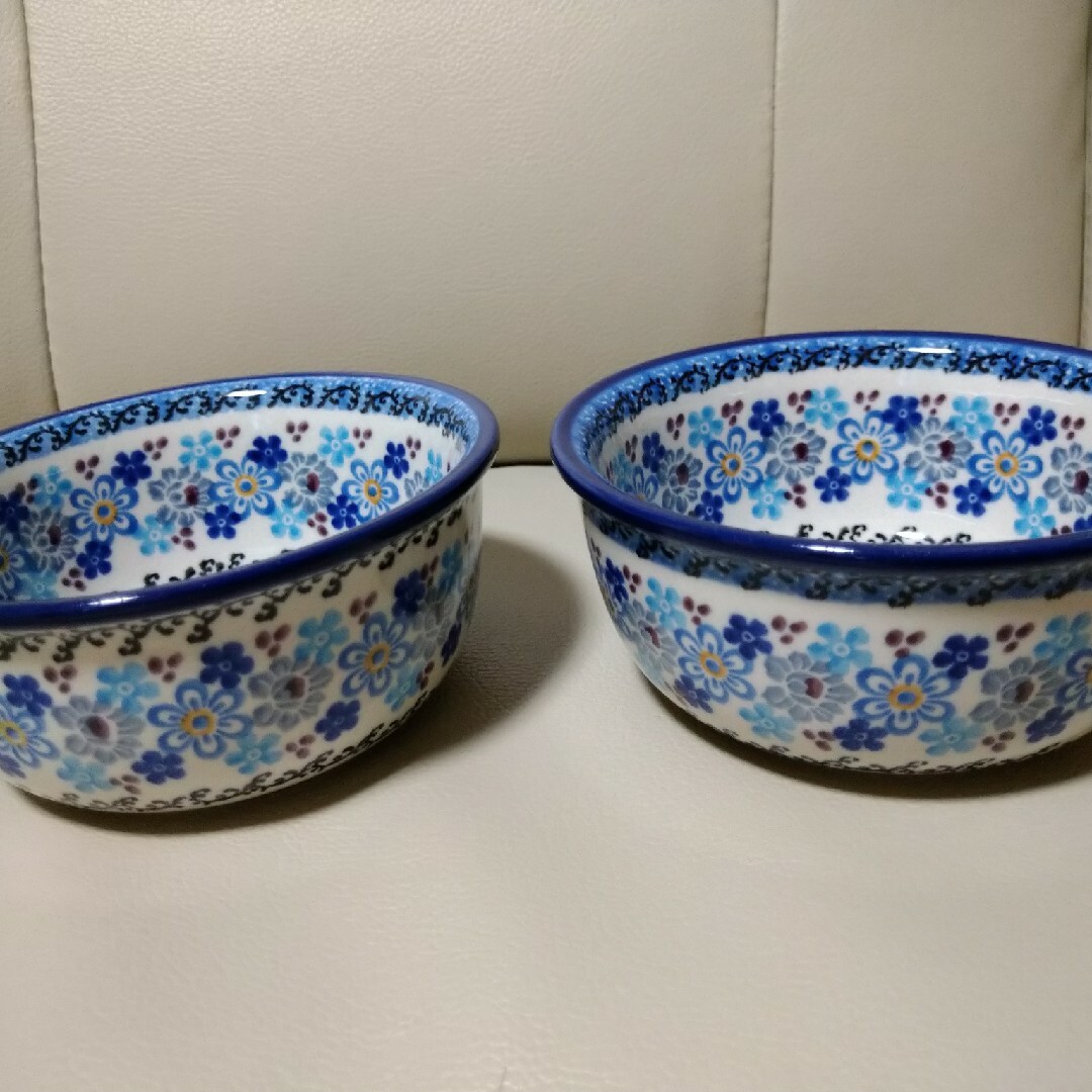 Polish Pottery - ポーランド食器 ポーリッシュポタリー ボウル2個