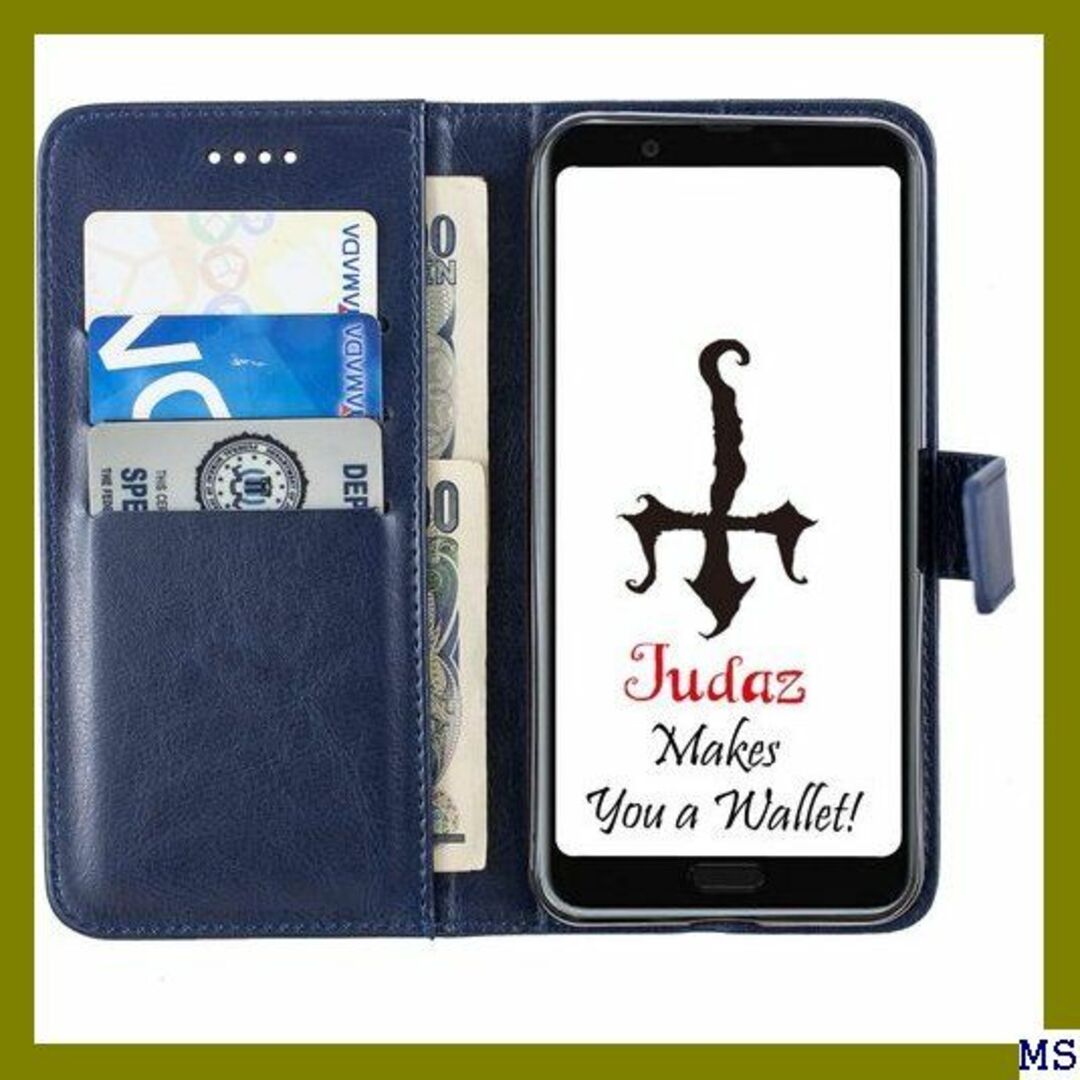 ３ Judaz Classic Series 手帳ケース 典雅 紺青 759 スマホ/家電/カメラのスマホアクセサリー(モバイルケース/カバー)の商品写真