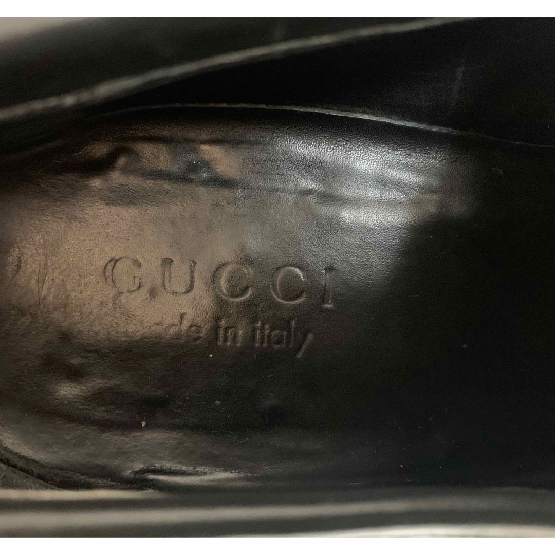 Gucci - GUCCI グッチ ITALY製 インターロッキングG装飾レザーサドル