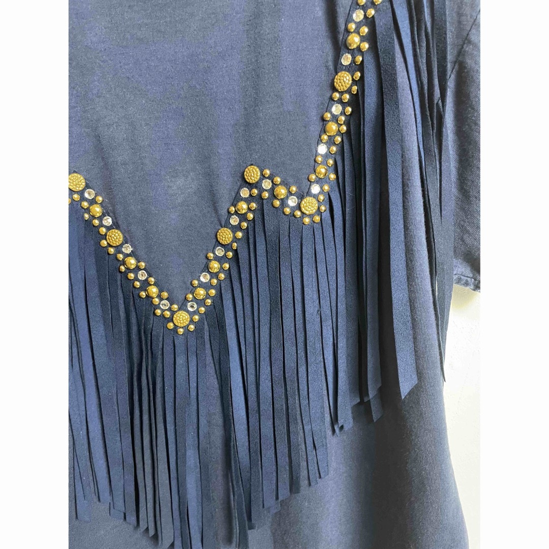 vintage fringe tops レディースのトップス(カットソー(半袖/袖なし))の商品写真