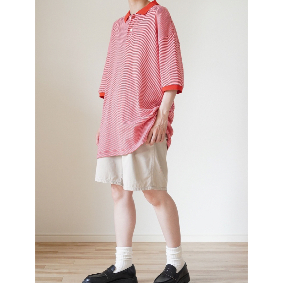 Santa Monica 90s~00s 古着 半袖 ボーダー ニットポロシャツ 日本製の通販 by 古着屋202 |サンタモニカならラクマ 90s~00s 古着 半袖 ボーダー ニットポロシャツ 日本製