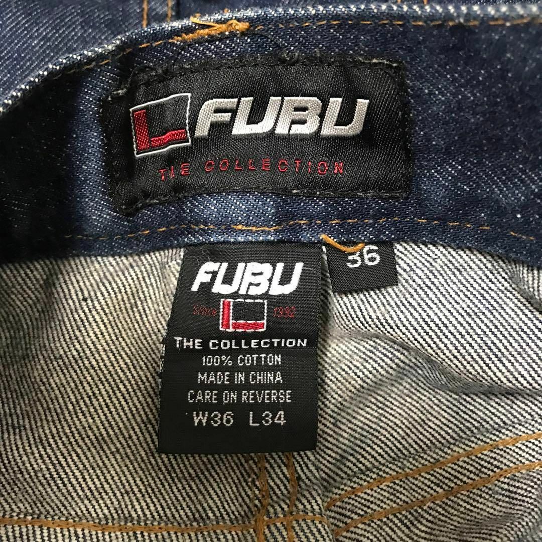 FUBU - 90s FUBU W36ペインターパンツ デニムパンツ バギー カーゴ