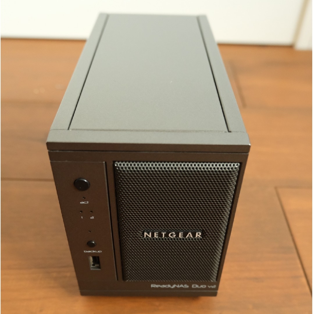 NETGEAR ReadyNAS DUO v2 HDD1.5TB x2付き