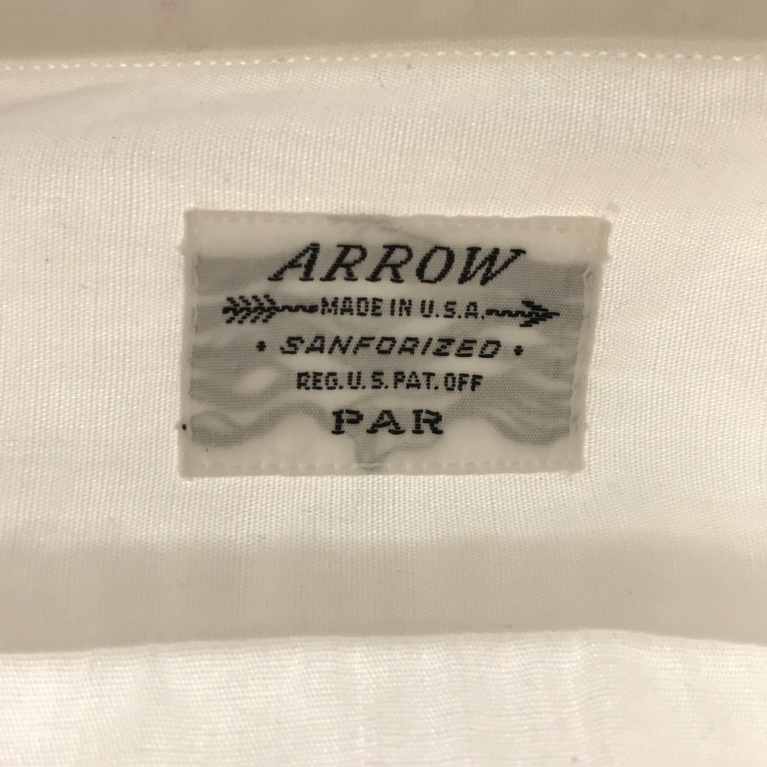 60's USA製 ARROW アロー ビンテージ 長袖 ドレス シャツ