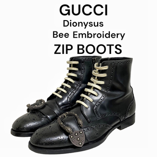 Gucci - 【廃盤】GUCCI タイガーヘッド サイドジップ ブーツ メンズ 7