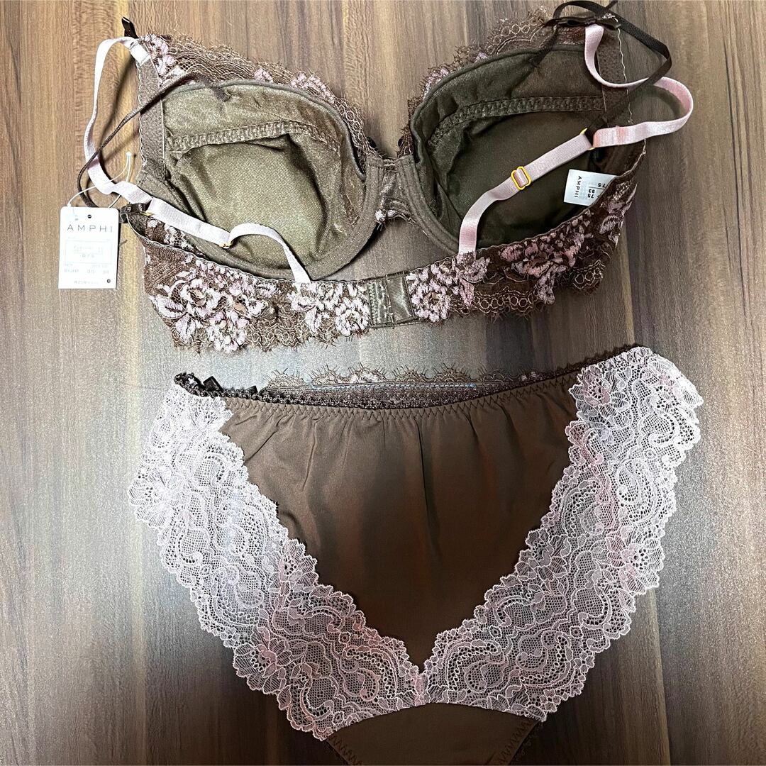 アンフィ ブラジャー D75 ショーツ ワコール ブラウン系 | cmamazonas