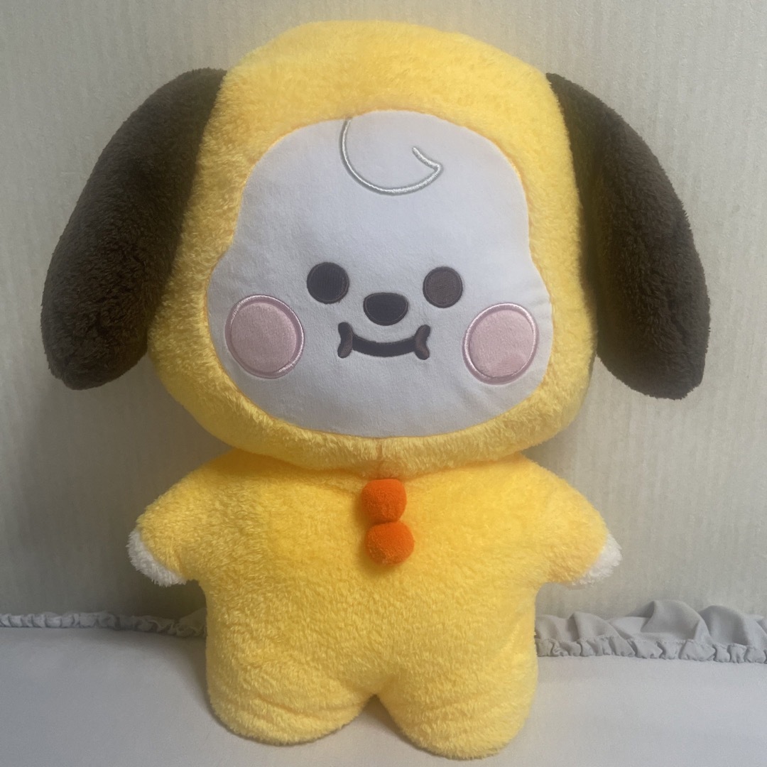 BT21(ビーティーイシビル)のBT21 たっとん ベビーぬいぐるみ Lサイズ CHIMMY チミー　公式 エンタメ/ホビーのおもちゃ/ぬいぐるみ(キャラクターグッズ)の商品写真