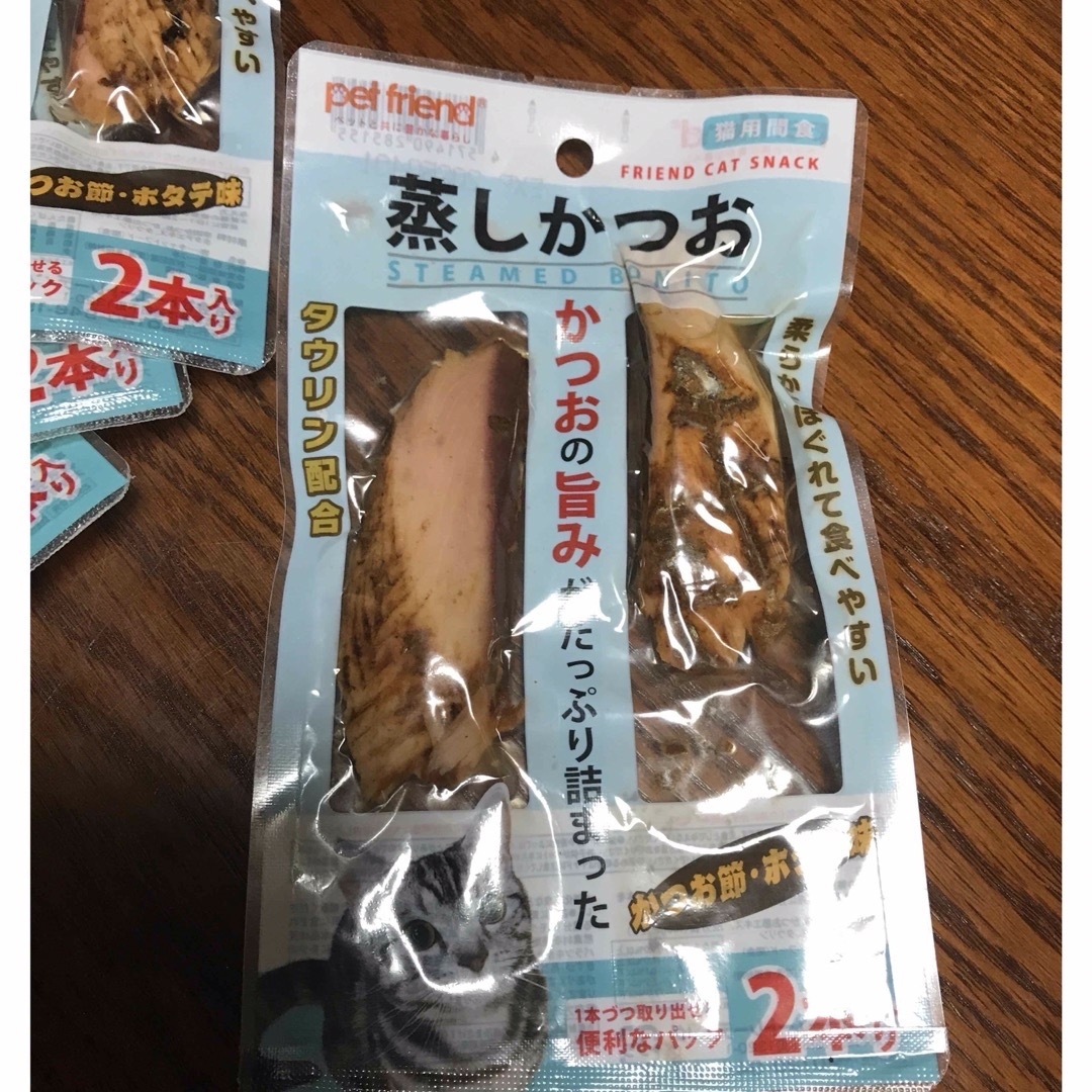 猫のおやつ　蒸しかつお１５袋 その他のペット用品(猫)の商品写真