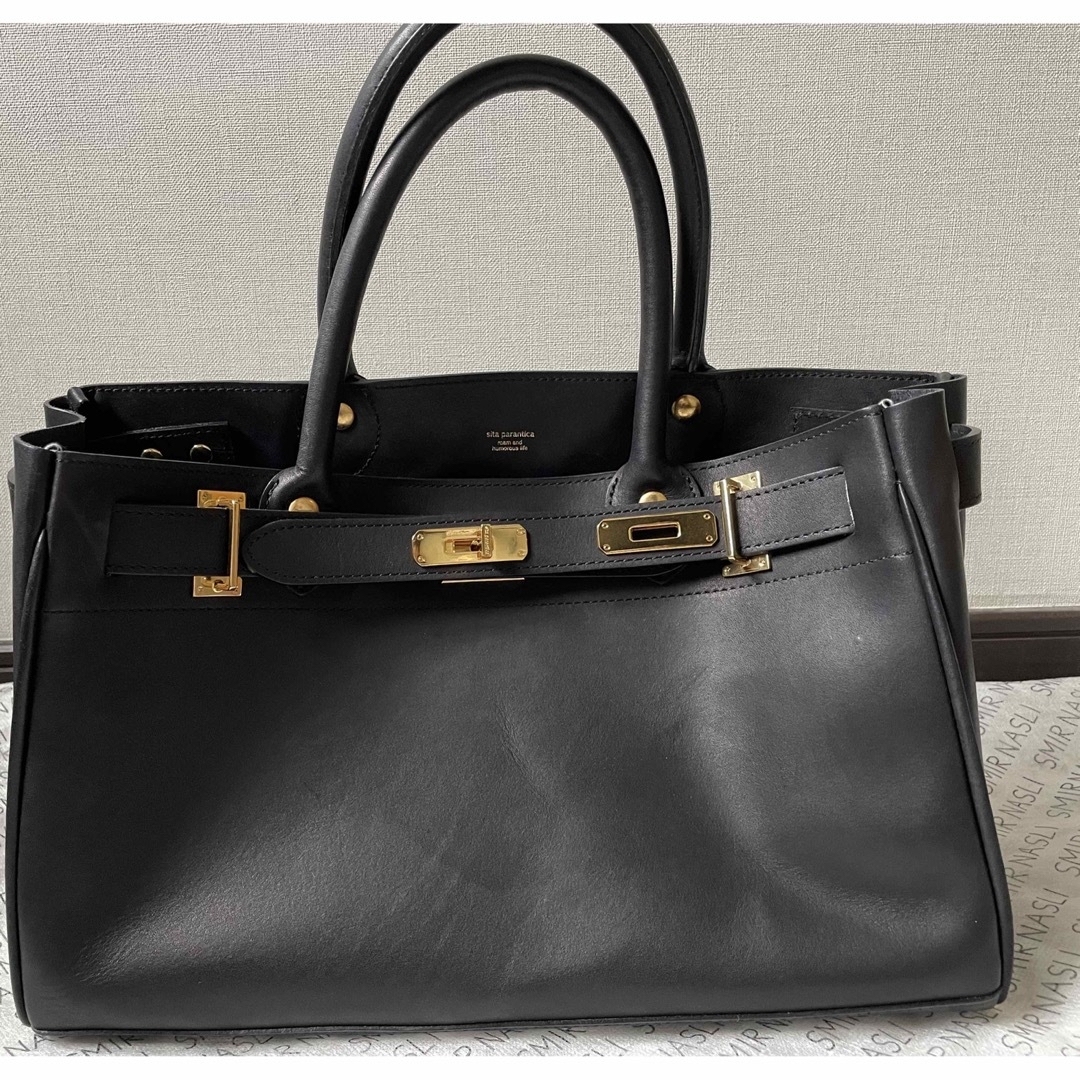 DEUXIEME CLASSE - sita parantica レザーハンドバッグ(美品)