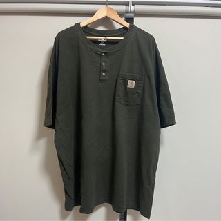 カーハート(carhartt)の古着 Carhartt カーハート Tシャツ ヘンリーネック(Tシャツ/カットソー(半袖/袖なし))